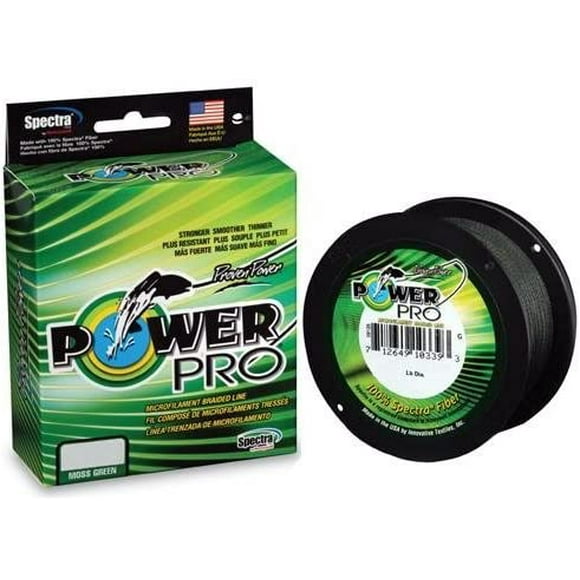 PowerPro Power Pro Câble de Pêche 21101500150DE Downrigger, 150 lb/450', Vert Mousse