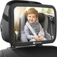 thumbnail image 1 of Espejo de seguridad para asiento de coche de bebé, amplio espejo de coche inastillable para asiento, 1 of 9