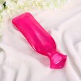 thumbnail image 4 of EeaseCA Thermoplastic PVC Transparent Hot Water Bottle Bag Heat Cold Therapy Hot Water Sack (Transparent-Pink), 4 of 4