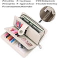 thumbnail image 3 of LAICAIW Women's Wallet Genuine Leather RFID Blocking Large Capacity Trifold Ladies Wallet, 3 of 6