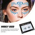 thumbnail image 4 of Linyer Eye Gems Rhinestone Stickers Self Adhesive No Glue Body Face Makeup Jewelry DIY for Women Wedding Party Accessory Supplies HF-109 Blue, 4 of 7