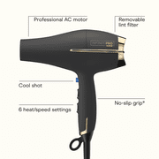 INFINITI PRO CONAIR Pro Dryer, Titanium Technology, Diffuser and Concentrator
