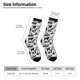 thumbnail image 2 of Balery Black White Halloween Calcetas Largas con Estampado para Hombre y Mujer – Suaves y Transpirables, Talla Única (US 5-11), 2 of 6