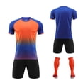 thumbnail image 4 of WhouRiu Boys Summer Athletic Outfits Short Sleeve Tees And Shorts Sets Kids Sports Training Clothes, 4 of 4