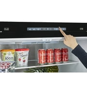 Unique Appliances Classic Retro 36 21.4 cu ft French Door Refrigerator, Midnight Black