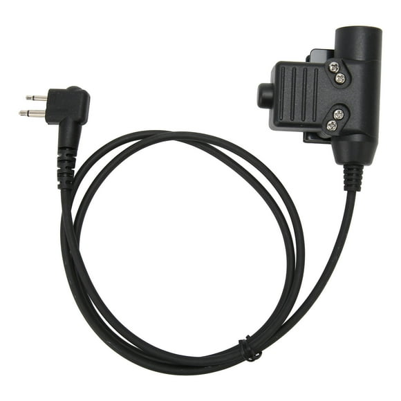 Walkie Talkie Adapter,Microphone PTT Adapter PU Headset Adapter Microphone PTT Adapter Professionally Tested