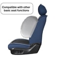 thumbnail image 3 of for Ford Mustang mach-e 2022 Car Seat Cover, Blue Car Seat Covers, Premium Leather 360° Full Coverage Seat Set Airbag Compatible Suitable for All Seasons, The GT model is not suitable, 3 of 9