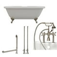 thumbnail image 2 of Cambridge Plumbing ADE60-463D-6-PKG-ORB-7DH 60 x 30 in. Acrylic Double Ended Clawfoot Bathtub with 7 in. Deck Mount Faucet Drillings & Oil Rubbed Bronze Plumbing, 2 of 3