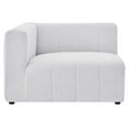 thumbnail image 3 of Modway Bartlett Polyester Fabric Upholstered Left Arm Chair in Ivory, 3 of 8