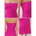 thumbnail image 5 of DARING DIVA Strapless Bodycon Ruffle Maxi Cocktail Wedding Dress M Hot Pink, 5 of 6