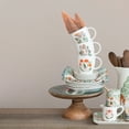 thumbnail image 3 of Creative Co-op Enameled Mango Wood Pedestal with Mushroom, 3 of 4