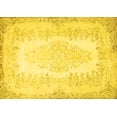 thumbnail image 1 of Ahgly Company Machine Washable Indoor Rectangle Persian Yellow Traditional Area Rugs, 8' x 10', 1 of 4