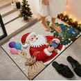 thumbnail image 6 of Darzheoy Knitted Christmas Bath Mat, 16x24 Inch Absorbent Floor Rug for Bathroom and Entryway, Non-Slip Base for Safety, Machine Washable for Holiday Decor, 6 of 6