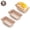 Champagne Gold, variant on HONGBAKE 3 Pack Super Mini Loaf Pans with Diamond-Texture, 6 x 3.3 x 2 Inch Mini Bread Pans Set, Nonstick Small Banana Bread Loaf Pans, Heavy Duty Small Baking Pans for air fryer, Dark Gray