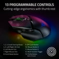 thumbnail image 4 of Razer RZ01-04620100-R3U1 Basilisk V3 Pro Customizable Wireless Gaming Mouse with HyperScroll Tilt Wheel - Black, 4 of 14