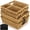 Primary Colour, variant on 9 Pcs Wicker Storage Baskets for Pantry Organization with Handle Labels Handwoven Multi-size Dark Brown Small Organizer Baskets Storage Bin Container for Shelves Closet Toilet Christmas Holiday