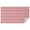 Red Christmas Reindeer, variant on Red Christmas Snowflake Pattern Rectangle Tablecloth 60"x84",Waterproof Polyester Rectangle Table Cloth, Wipeable Spillproof Polyester Tablecloth for Dining, Camping, Indoor and Outdoor