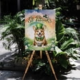 thumbnail image 4 of Happy St. Patrick’s Day Corgi with Green Hat Shamrocks Rainbow Vertical Matte Canvas Poster Welsh Corgi Dog Lover Gifts Idea Wall Art Home Decor - 03007, 4 of 5