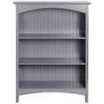 thumbnail image 5 of eHemco 3 Tier Storage Shelf Bookcase with 2 Arched Supports, 40 Inches Height, Gray, 5 of 7