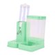 thumbnail image 4 of Botella de agua para hámster con recipiente para comida antigoteo para jerbos en casa verde, 4 of 9