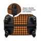 thumbnail image 2 of Balery Black And Orange Houndstooth Funda de equipaje, fundas para maletas, elástica, lavable, protector de maletas, compatible con maletas de 18 a 32 pulgadas-Medium, 2 of 7