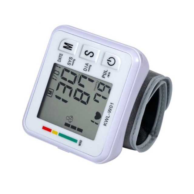 Monitor de presión arterial Irfora Esfigmomanómetro Medición automática de la presión arterial Muñeca Esfigmomanómetro electrónico Detección de pulso Reproducción de voz Pantalla LCD Irfora Monitor de presión arterial