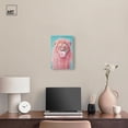 thumbnail image 3 of Pastel Lion Bubblegum Canvas Glam Wall Decor by Art Remedy, Gallery Wrapped, 10 x 15, 3 of 7