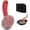Red, 1 Scrubber + 1 Scraper, variant on Cast Iron Scrubber with Long Handle | 316 Cast Iron Cleaner Chainmail Scrubber for Cast Iron Pan Skillet Cleaner - Dish Scouring Pad Dishwasher Safe Cleaning Kit (Red, 1 Scrubber + 1 Scraper)