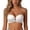 White, variant on Bandeau Bra for Women Front Closure Non Slip Strapless Demi Cup Push Up Wedding Party Underwear