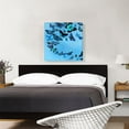 thumbnail image 2 of ARTCANVAS Baby Blue Black Butterfly Wings Insect Canvas Art Print - Size: 26" x 26" (1.50" Deep), 2 of 9
