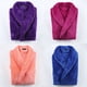 thumbnail image 3 of Camisón de pareja de terciopelo Beibei de franela gruesa de otoño e invierno Bata de baño con cinturón fijo de gran tamaño extendida para hombres y mujeres, 3 of 6