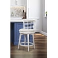 thumbnail image 3 of Beach Comber Counter Height Swivel Stool - Weathered White, 3 of 4