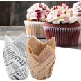 thumbnail image 3 of 50Pcs Muffin Tasse Tulipe Fleur Forme DIY Résistant à l'Huile Papier Cupcake Doublure Assistant de Cuisson, 3 of 5
