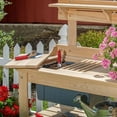 thumbnail image 2 of Lehman's Outdoor Gardening Potting Table Workstation, Cypress Wood, 2 of 4