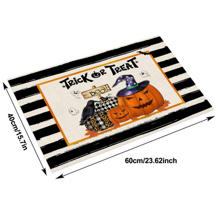 Halloween Extra Large Pumpkins Front Doormat For Entrance Way Outdoor And  Indoor, Holiday Durable Home Floor Mats, Non Slip Rubber Backing Decorative  Absorbent Rug, Home Decor - Temu