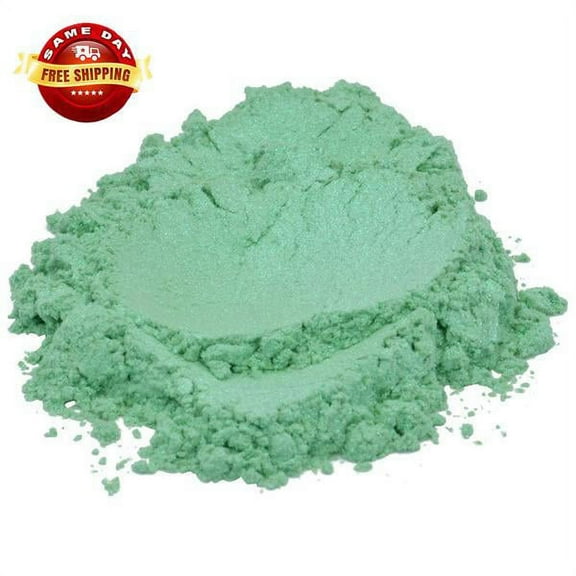 BREATH OF SPRING GREEN LUXURY MICA COLORANT PIGMENT POWDER COSMETIC GRADE 2 OZ