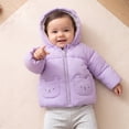 thumbnail image 4 of Rokka&Rolla Toddler Girls' Borg Lined Puffer Coat Infant Jacket, 4 of 11