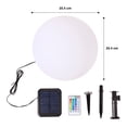 thumbnail image 4 of Mainstays Solar Colour Changing Orb, 4 of 4