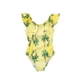 thumbnail image 2 of Family Matching Swimsuit Yellow Bikini Set for Women Girl Boy Men Swim Trunks Tropical Bathing Suit, 2 of 4