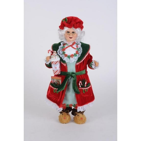Karen Didion Comfy Cozy Mrs. Claus Figurine Polyresin