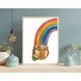 thumbnail image 2 of Pot Of Gold Print | St. Patrick's Day Decor | Rainbow Print | Shamrock Print 24x36 UNFRAMED, 2 of 3