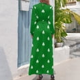 thumbnail image 3 of Vestido largo con diseño de trébol desgastado para el día de San Patricio, color verde, ropa de fiesta, vestidos de verano 2024 para mujer, 3 of 5