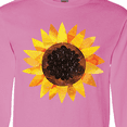 thumbnail image 4 of Inktastic Summer Grunge Sunflower Long Sleeve T-Shirt, 4 of 5