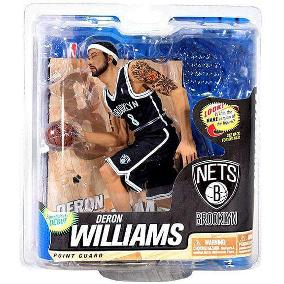 McFarlane NBA Sports Picks Series 22 Deron Williams Action Figure (Black Jersey)