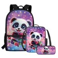 thumbnail image 2 of Yuyamidu Cute Capybara School Backpack Set 3Pcs Lightweight Casual Daypacks with Lunch Bag Pen Bag Set Lightweight Portable Lunch Box Elementary Middle School Kids Backpack, 2 of 7