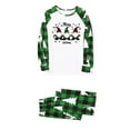 thumbnail image 3 of Odeerbi Christmas Pajamas for Family Plaid Holiday Long Sleeve Family Christmas Pajamas Matching Sets Mom Cute Warm Plaid Printed Sleepwear Xmas Family Matching PJs Set Red, 3 of 6