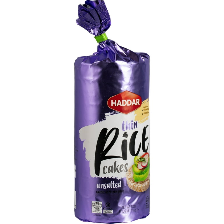 Haddar Multigrain Rice cake Unsalted, 4.2 oz - Walmart.com
