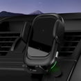 thumbnail image 3 of Cargador inalámbrico para coche, fácil de usar, carga inalámbrica MÁX. 15 W + soporte de ventilación para smartphones., 3 of 8