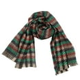 thumbnail image 2 of Mikilon Scarf for Women Winter New Short Beard Small Checkered Shawl Scarf Fashion Plaid Windproof Scarf, 2 of 4