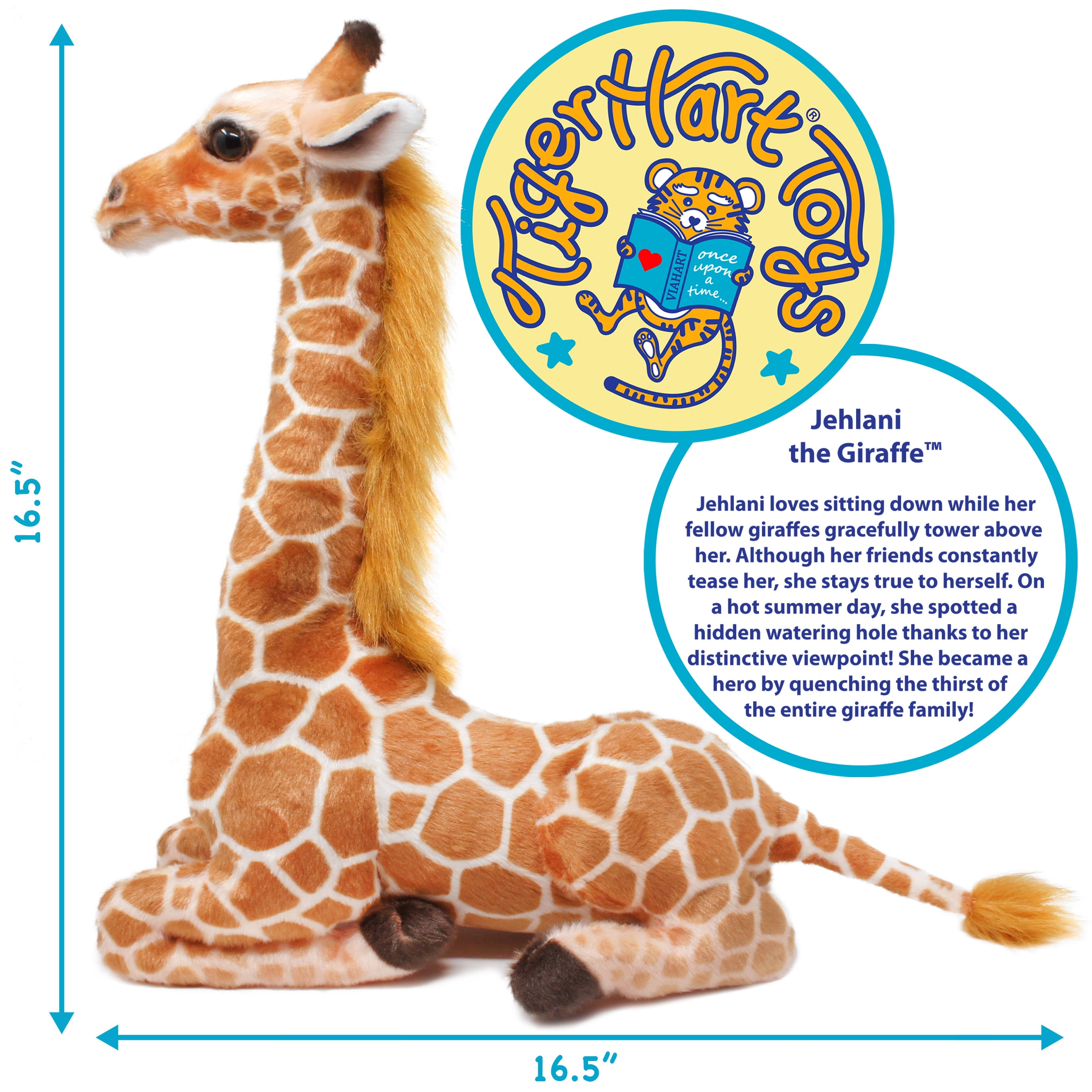 VIAHART, Jehlani the Giraffe, 18 Inch Stuffed Animal Plush